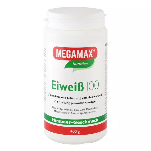 MEGAMAX Eiweiß 100 HIMBEERE 400 g