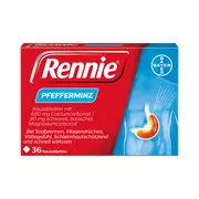 Produktabbildung: Rennie Pfefferminz gegen Sodbrennen 36 St