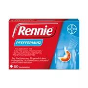 Produktabbildung: Rennie Pfefferminz gegen Sodbrennen 60 St