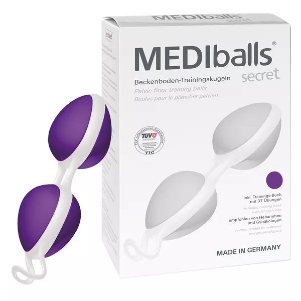 Mediballs Secret Violett-weiß