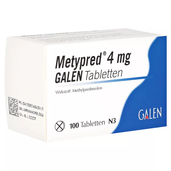 Metypred 4 mg GALEN Tabletten 100 St