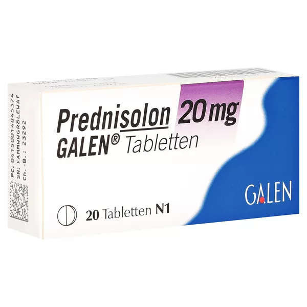 Prednisolon 20 mg GALEN Tabletten 20 St