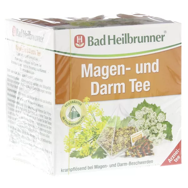 BAD Heilbrunner Magen- und Darm Tee Pyra 15X2,5 g