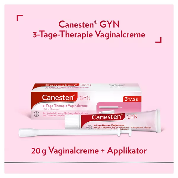 Canesten GYN 3-Tage-Therapie Vaginalcreme 20 g