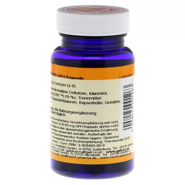 Coenzym Q10 60 mg GPH Kapseln 60 St