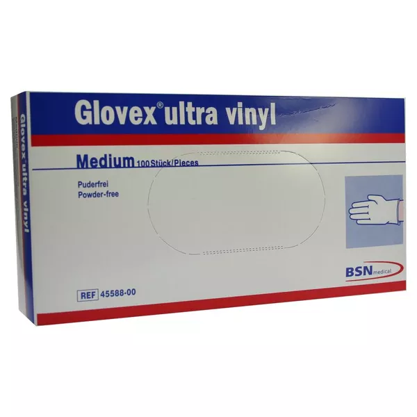 Glovex Ultra Vinyl Handschuhe mittel 100 St