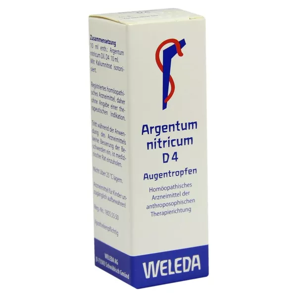 Argentum Nitricum D 4 Augentropfen 10 ml