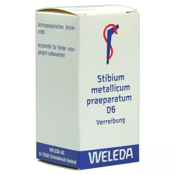 Stibium Metallicum Praeparatum D 6 Tritu 20 g
