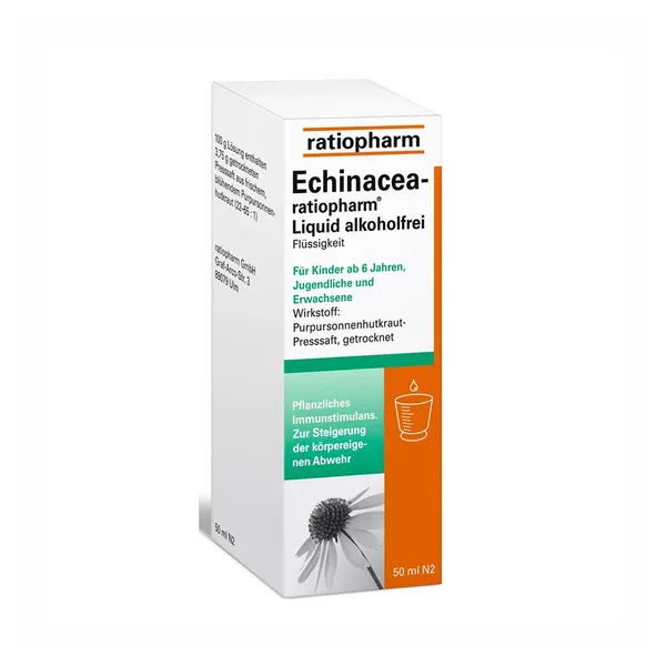 Echinacea ratiopharm Liquid alkoholfrei 50 ml