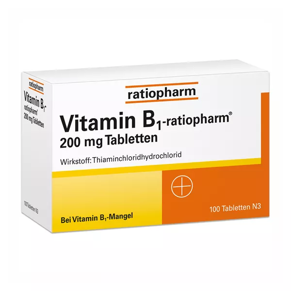 Vitamin B1 ratiopharm 200 mg, 100 St.