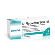 Produktabbildung: D Fluoretten 500 Tabletten 30 St