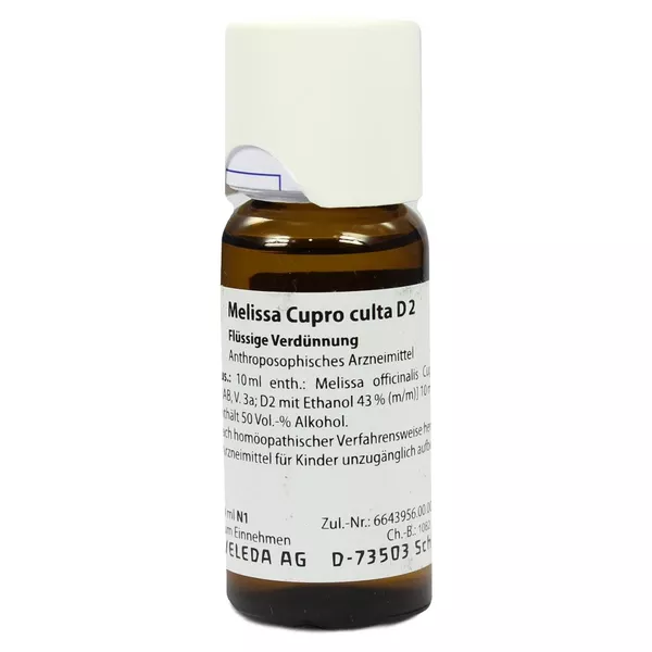 Melissa Cupro Culta D 2 Dilution 50 ml