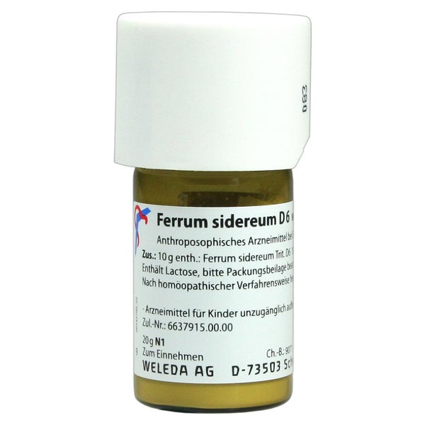 Ferrum Sidereum D 6 Trituration 20 g