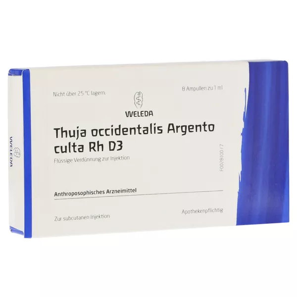 Thuja Occidentalis Argento culta D 3 Amp 8X1 ml