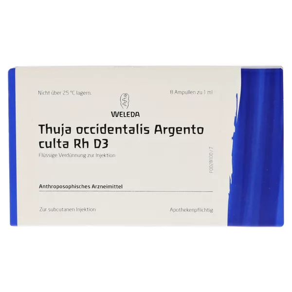 Thuja Occidentalis Argento culta D 3 Amp 8X1 ml