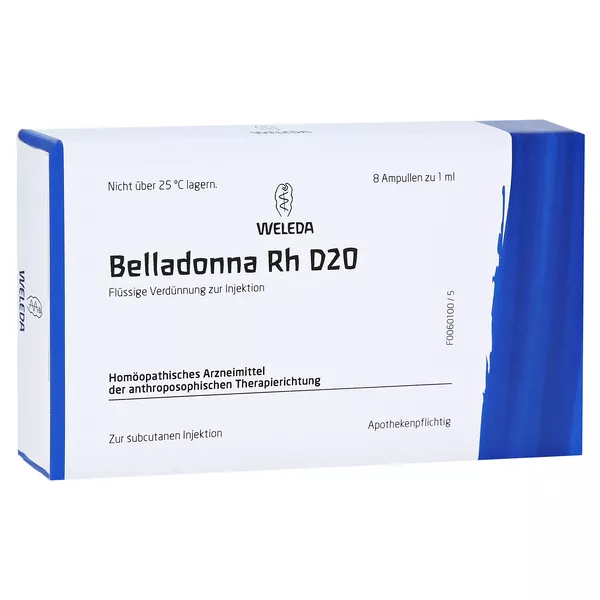 Belladonna RH D 20 Ampullen 8X1 ml