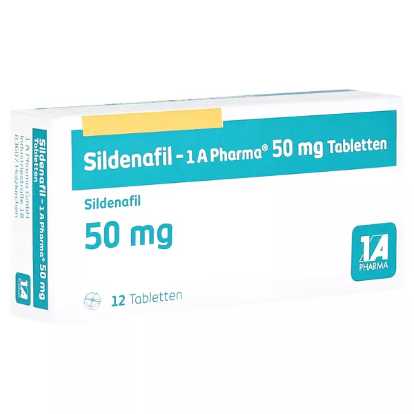 Sildenafil-1a Pharma 50 mg Tabletten 12 St