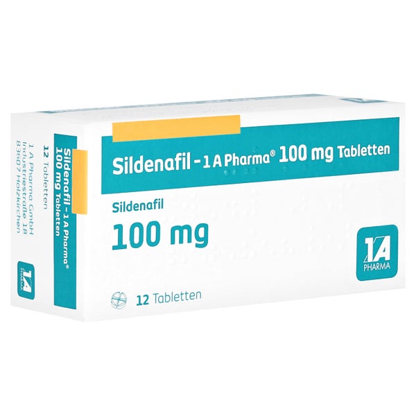 Sildenafil-1a Pharma 100 mg Tabletten 12 St
