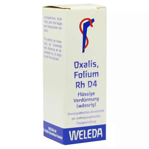 Oxalis Folium Rh D 4 Dilution 20 ml
