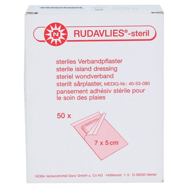 Rudavlies-steril Verbandpflaster5x7 cm 50 St