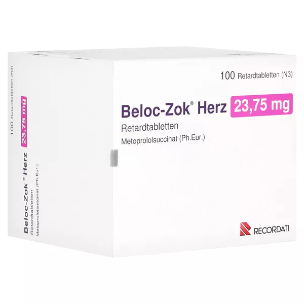 Beloc-zok Herz 23,75 mg Retardtabletten 100 St