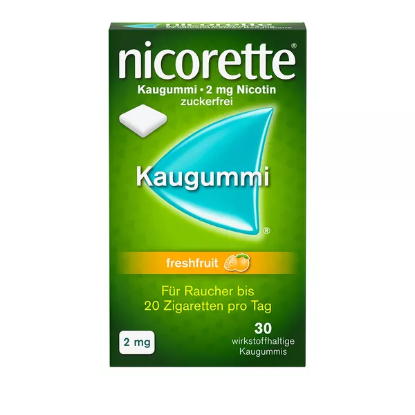 nicorette Kaugummi 2 mg freshfruit