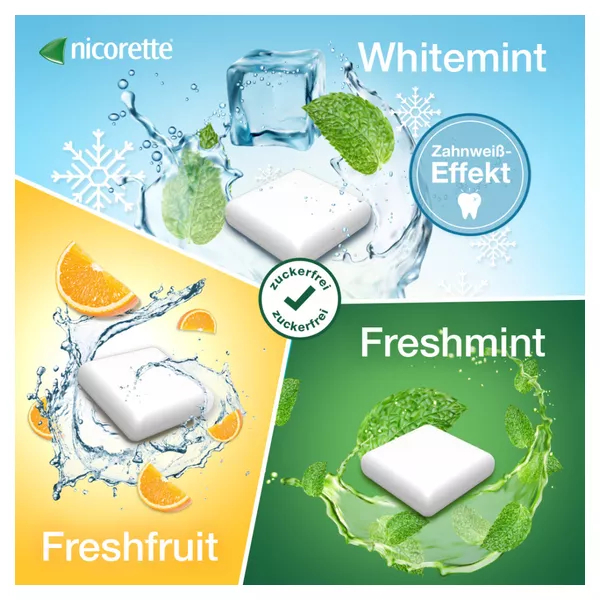 nicorette Kaugummi 2 mg freshfruit - Jetzt 20% Rabatt sichern* 30 St