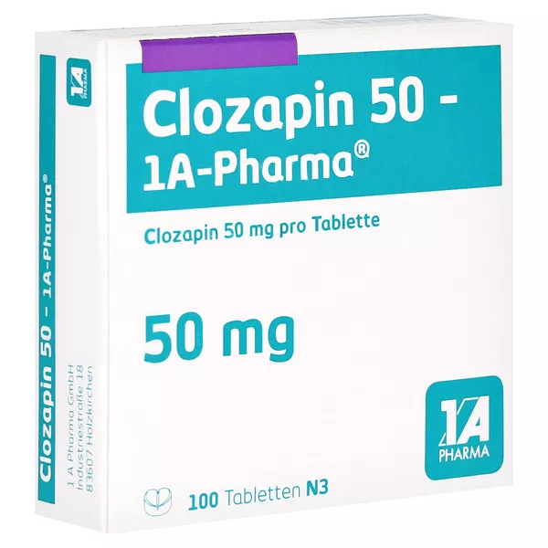 Clozapin 50-1a Pharma Tabletten 100 St