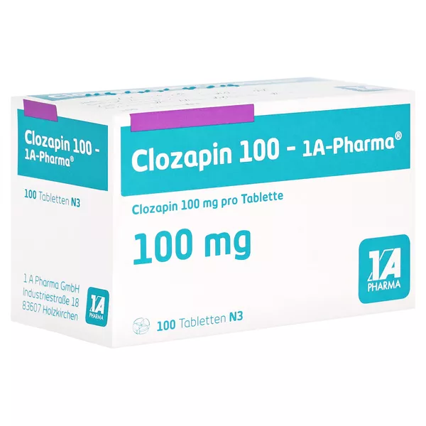 Clozapin 100-1a Pharma Tabletten 100 St