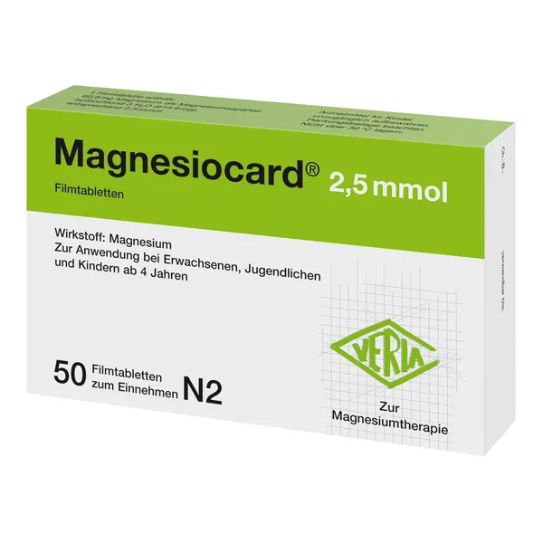 Magnesiocard 2,5 mmol Filmtabletten 50 St