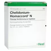 Produktabbildung: Chelidonium-homaccord N Ampullen 10 St