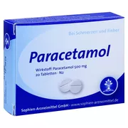 Produktabbildung: Paracetamol Sophien 500 Tabletten