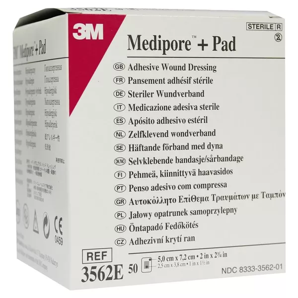 Medipore Plus Pad 3562E steriler Wundver 50 St