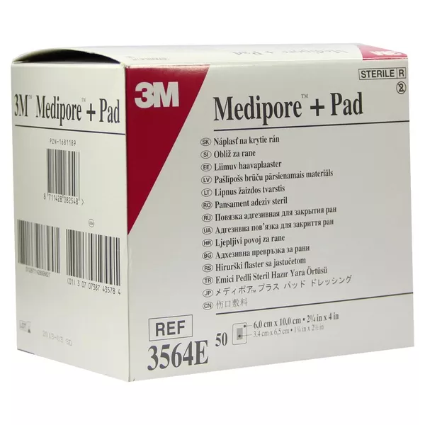 Medipore Plus Pad 3564E steriler Wundver 50 St