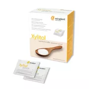 Produktabbildung: Miradent Zuckerersatz Xylitol Pulver Sachets 100X4 g