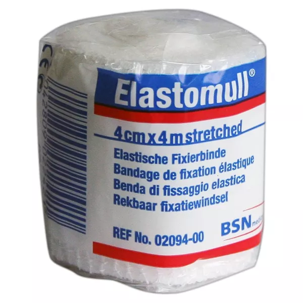 Elastomull 4mx4cm 2094 elastische Fixierbinde 1 St