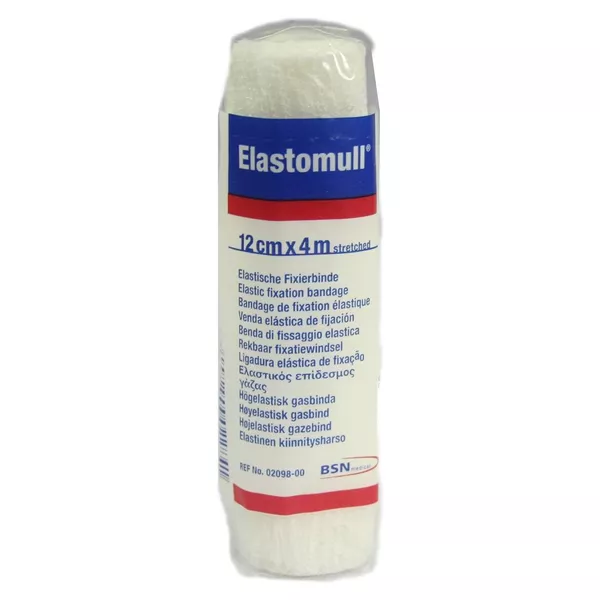 Elastomull 12 cmx4 m 2098 elastische Fixierbinde 1 St