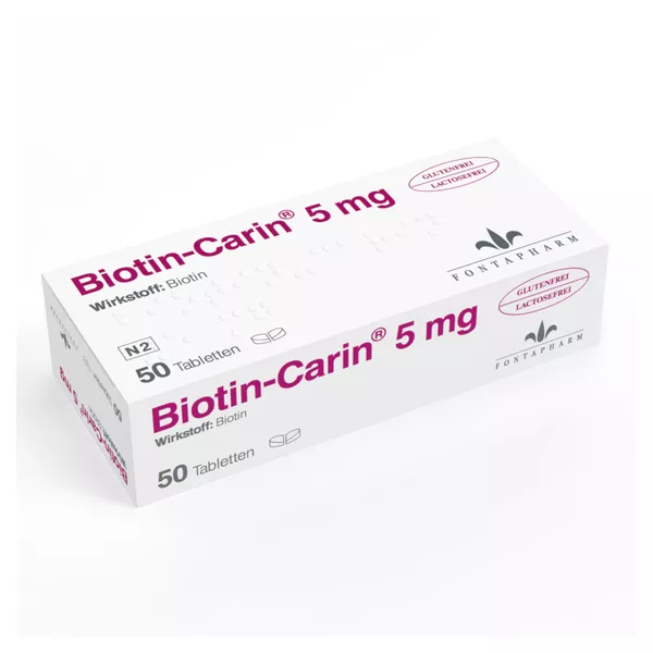 Biotin-carin 5 mg Tabletten 20 St