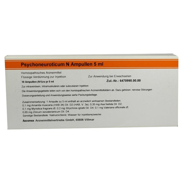 Psychoneuroticum N Ampullen 10X5 ml