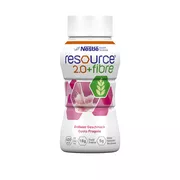 Produktabbildung: Resource 2.0 + fibre Erdbeer 4X200 ml