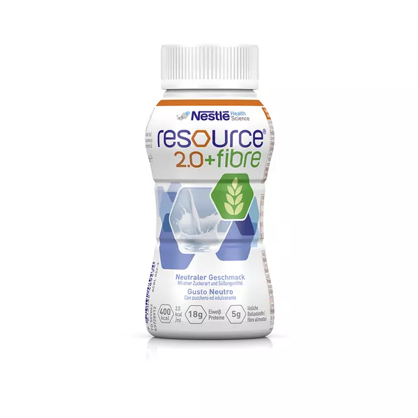Resource 2.0 + fibre Neutral 4X200 ml