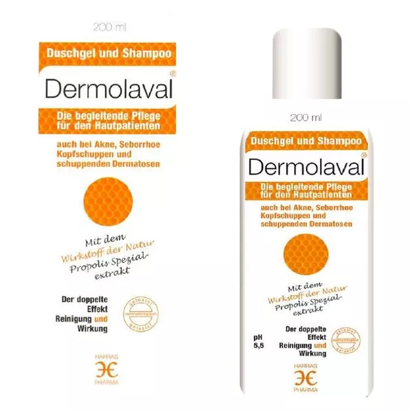 Dermolaval Duschgel und Shampoo für den Hautpatienten 200 ml