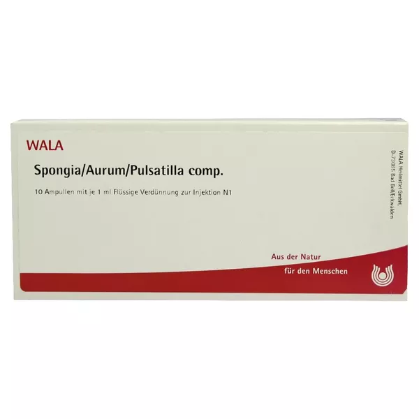 Spongia/aurum/pulsatilla Comp.ampullen 10X1 ml
