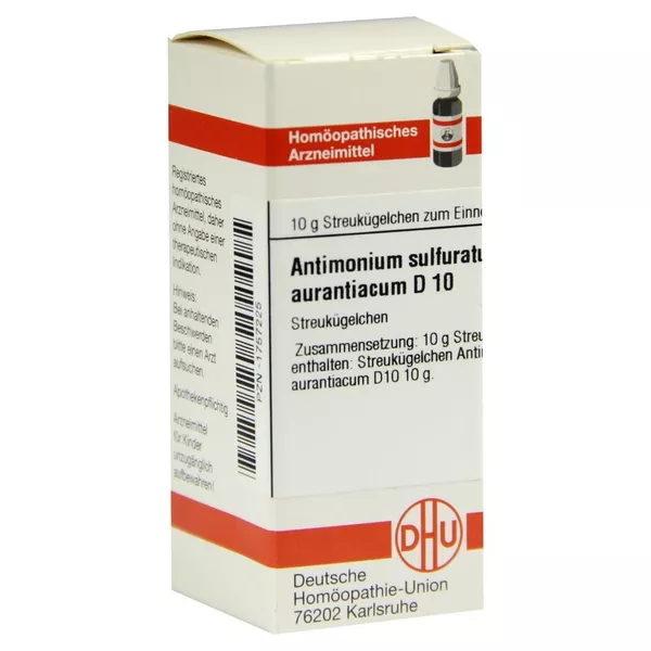 Antimonium Sulfuratum Aurantiacum D 10 G 10 g