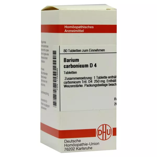 Barium Carbonicum D 4 Tabletten 80 St