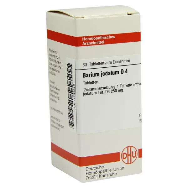 Barium Jodatum D 4 Tabletten 80 St