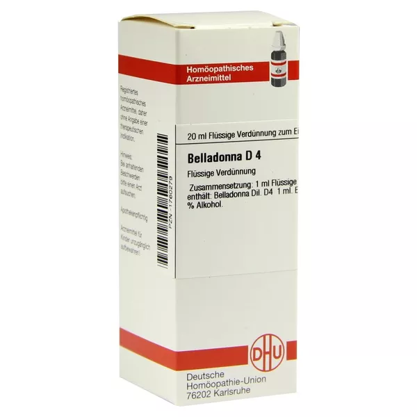 Belladonna D 4 Dilution 20 ml