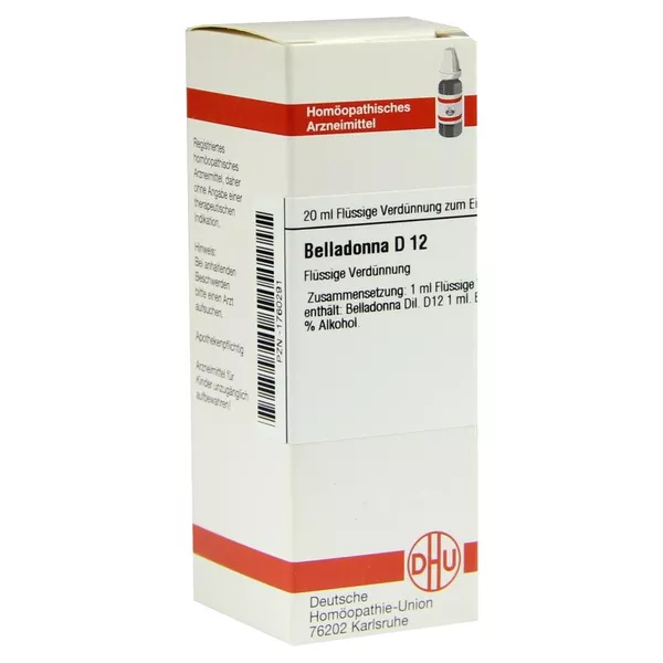 Belladonna D 12 Dilution 20 ml