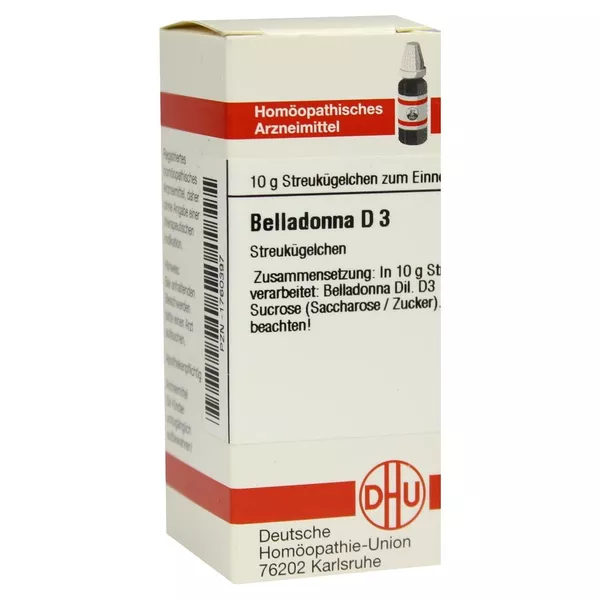 Belladonna D 3 Globuli 10 g