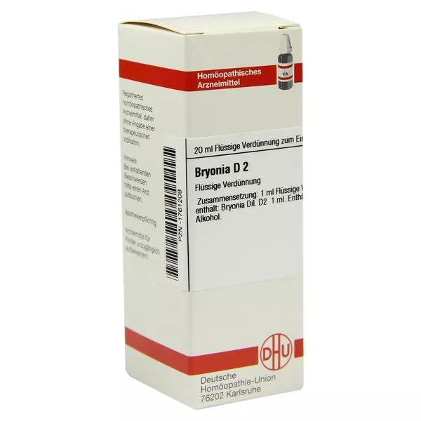 Bryonia D 2 Dilution 20 ml